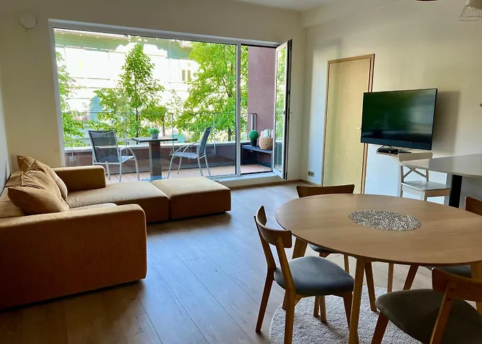 Next To Old Town, Free Underground Parking, Peaceful Location 公寓 塔林